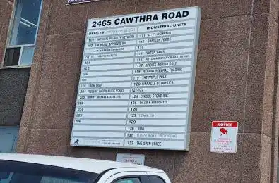 2465 Cawthra Road Unit# 112 Mississauga Ontario L5A 3P2