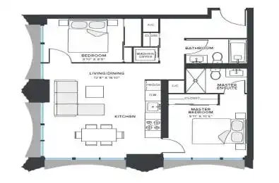 151 Mill Street Unit# 1404 Toronto C08 Ontario M5A 4T8